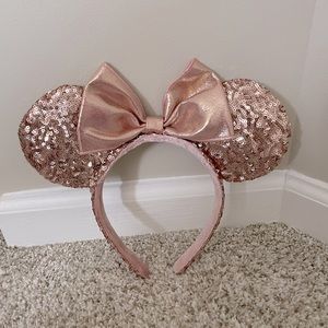 Disney Parks Sequin Minnie Mouse Ears Headband